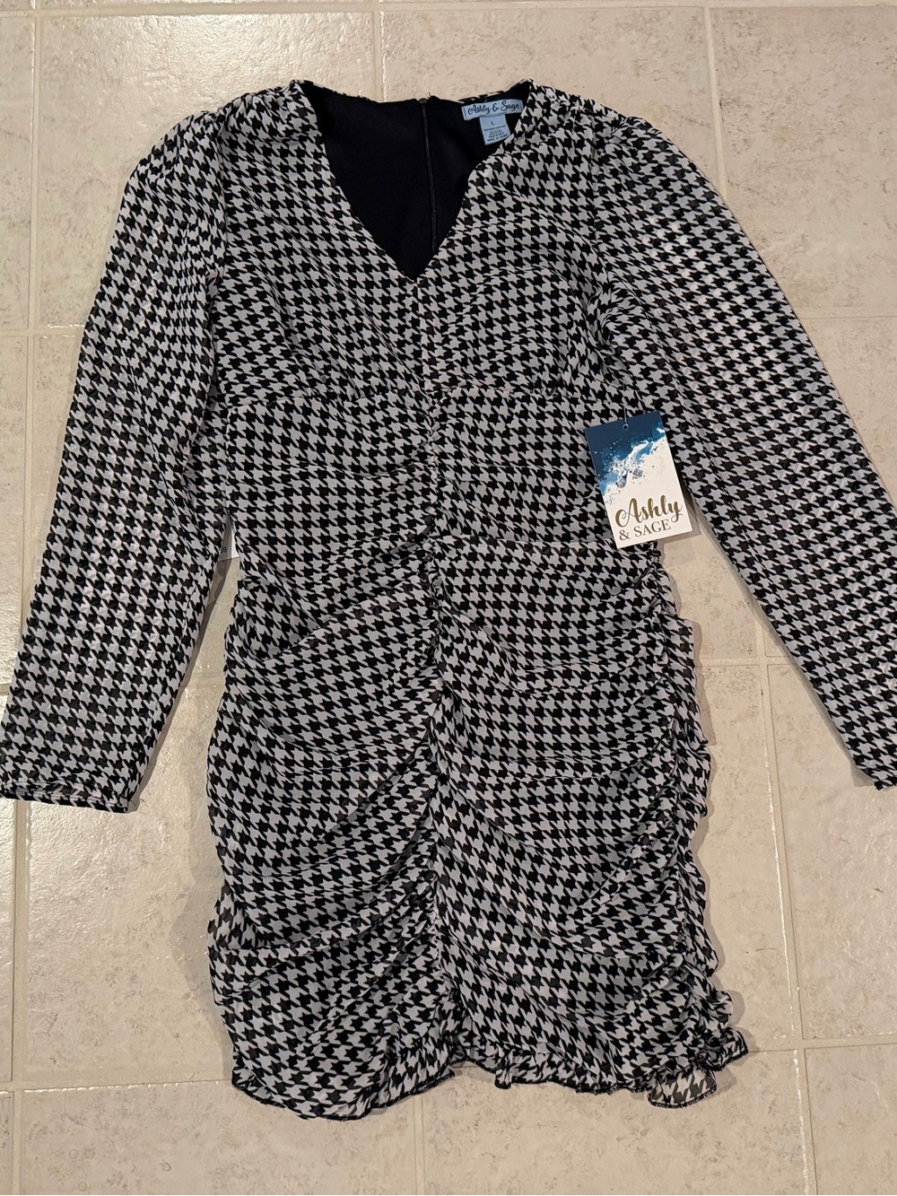 ALABAMA Houndstooth Dress